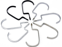 Collier de serrage à ressort en fil d'acier inoxydable doublement zingué personnalisé Caiyin