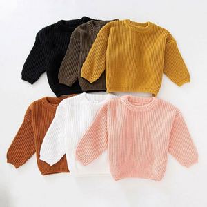 Jersey de algodón personalizado para niños, manga suelta, Jersey de punto grueso para niños, suéter para bebé - Product Image 4