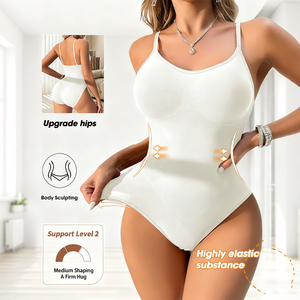 HBC Body gainant pour <span class=keywords><strong>femme</strong></span> en jersey, dos à bretelles, sans couture, respirant, écologique, effet ventre plat, séchage rapide - Product Image 5