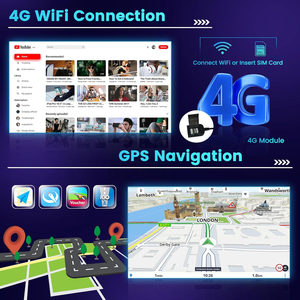 9 "2 Din Android Carplay đài phát thanh xe DVD Player 1 + 32GB MP5 màn hình stereo đĩa GPS MP3/MP4 người chơi bảng điều khiển di động cài đặt - Product Image 4