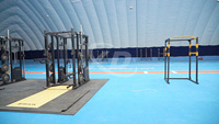 Dôme de gymnastique en PVC à qualité contrôlée Solution de fitness intérieure supportée par l'air fiable Dôme d'air sportif rentable