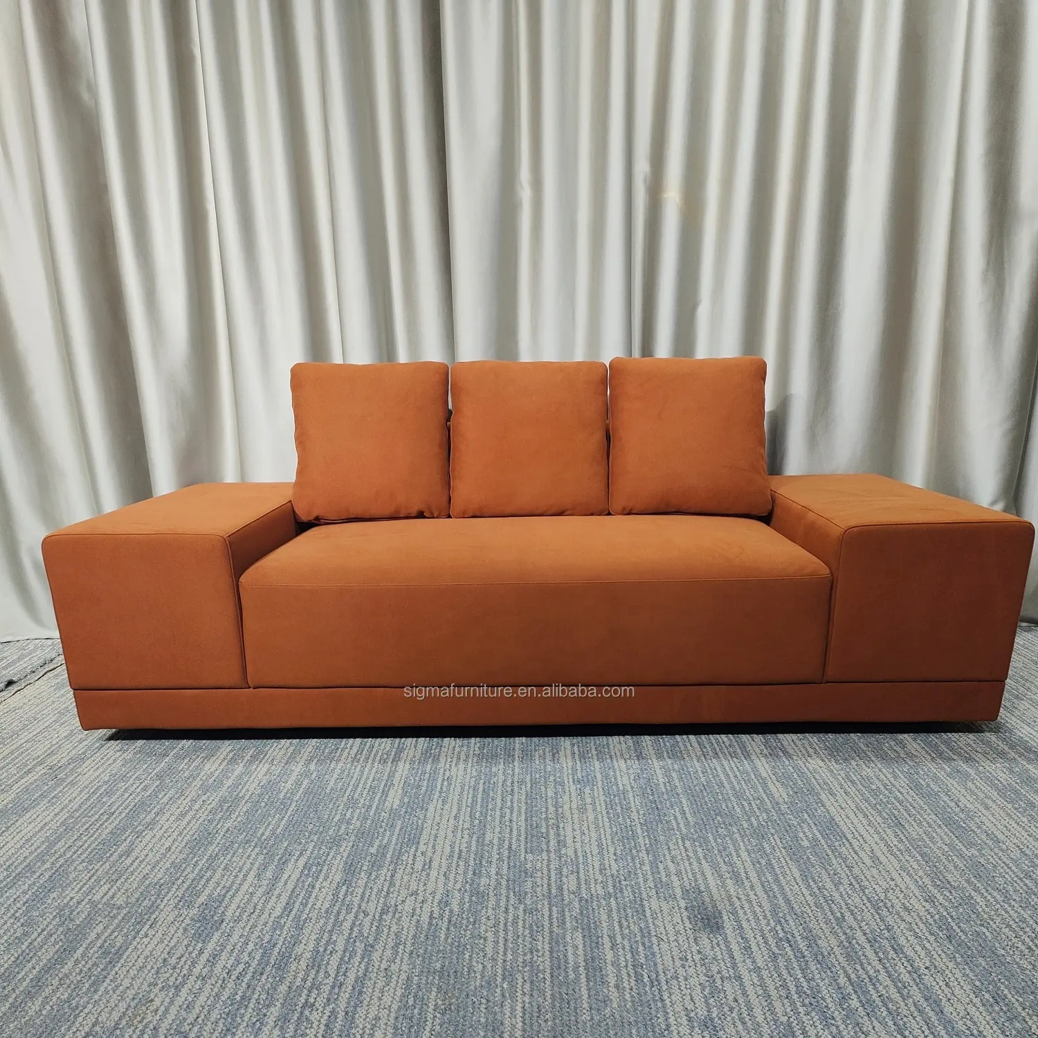 Hàng Mới Về Sang Trọng Ghế Sofa Dày Hơn Lớn Nội Thất Phòng Khách Hiện Đại Cao Cấp Màu Tùy Chọn Ghế Sofa Cánh Tay