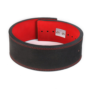 2026 Wholesale Fitness Custom Logo Weightlifting Leather Gym Lever Weight Lifting <b>Belt</b> for Men Women - Product Image 4