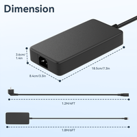 Adaptateur de chargeur 330W pour MSI USB à embout carré 19.5V/16.9A Adaptateur de chargeur universel pour ordinateur portable Hôtel Bureau Maison Utilisation Fournisseur en vogue