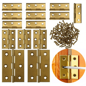 Mini Bisagra Dorada de Acero Inoxidable para Muebles, Cajas de Regalo de Madera y Puertas de Armario - Product Image 5