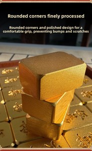 เครื่องประดับไพ่นกกระจอกขนาดเล็กงานฝีมือข้ามพรมแดนของตกแต่งระดับไฮเอนด์ทำเองทองคำแท้ - Product Image 6