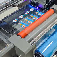 Rollo a rollo de 30 cm, película adhesiva AB, Transferencia en frío para tazas, impresora de cristal UV DTF