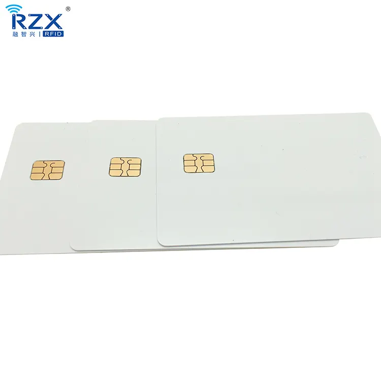 Credit Card Size 4442 Chip Blank RFID Contact Smart Contact IC Card For Fitness system