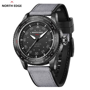 NORTH EDGE Envío Directo NUEVO Reloj Solar para Hombre Resistente al Agua 50m Reloj Deportivo Casual de Piloto para Hombre Reloj Hombre Luminoso - Product Image 1