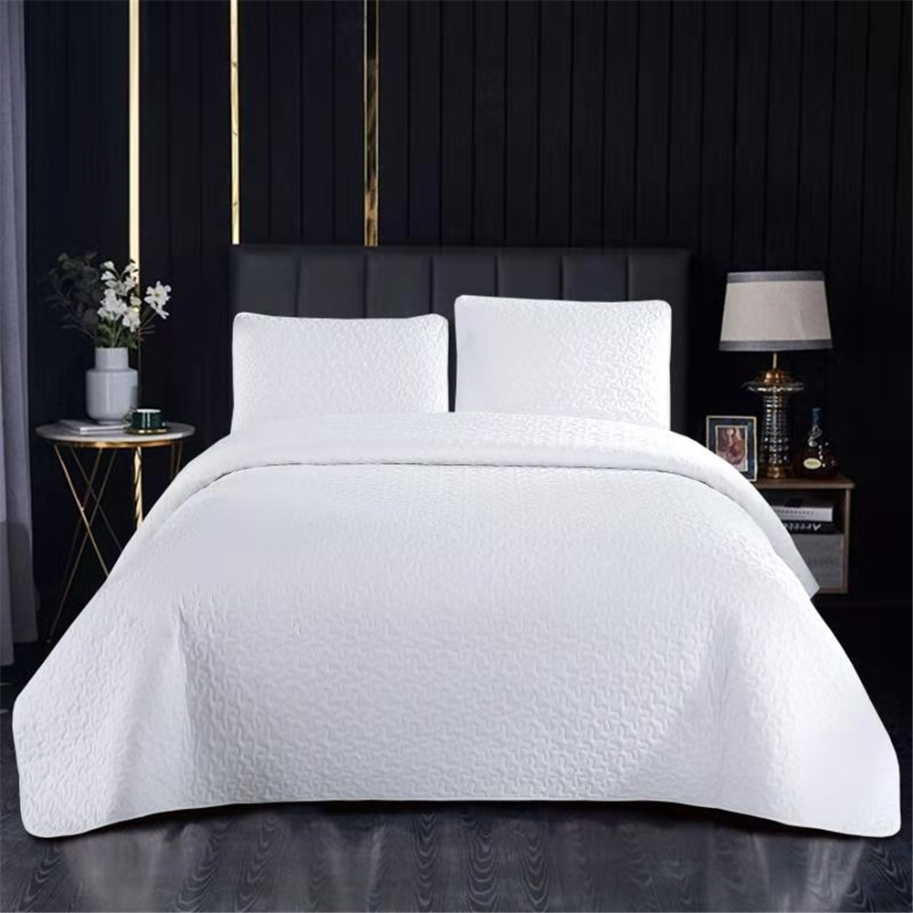 Однотонная белая простыня для комфортного дома гостиницы покрывало для всех сезонов