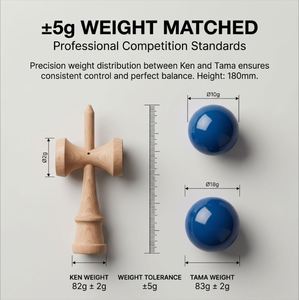 Wholesale Custom Logo Wooden Kendama <b>Toy</b> for Beginners Skill Sword Cup Ball Game Early Learning <b>Educational</b> Sports - Product Image 4