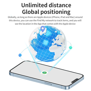 Localizador GPS <span class=keywords><strong>inteligente</strong></span> con chip Mif, antipérdida, RFID, carga inalámbrica, para tarjetas y billeteras, compatible con <span class=keywords><strong>Apple</strong></span>, de plástico - Product Image 3