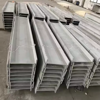 Poutres en acier laminées à chaud Q235/SS400/ASTM A36 de 4,5 à 70 mm d'épaisseur