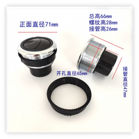 Aérateur universel rond pour bus, autocar, camping-car, camion - Sortie à persiennes orientables avec plusieurs options de montage
