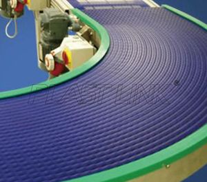 POM PP Material <span class=keywords><strong>PL</strong></span> 7100 Flex Flush Grid Modularer Band drehtyp für Verpackungs förderer für Lebensmittel getränke dosen - Product Image 6