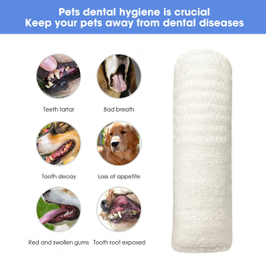 Huisdier Twee-Vinger Poetsen Vinger Babybedjes Puppy Tanden Mondreinigingstool Kitten Vinger Tandenborstel Huisdieren Verzorgingsaccessoires Benodigdheden - Product Image 3