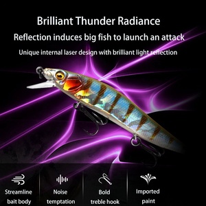 Chuyên Nghiệp Minnow Câu Cá Lure 9.8Cm 10G SP Dive 1.2M-2.1M Nhân Tạo Nhựa Mồi Predator Giải quyết Minnow Wobbler Lures - Product Image 2