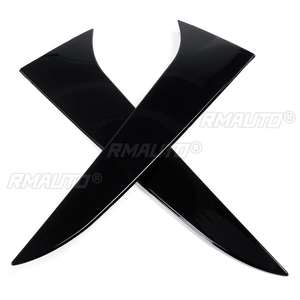 1 Par de Alerones Laterales Negros Brillantes para Ventana Trasera, Divisores de Aire para BMW X1 E84 2009 2010 2011 2012 2013 2014 2015, Alerones para Estilizar el Automóvil - Product Image 5