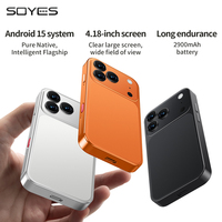 Nuevo Smartphone Xs19pro Versión Superior, Tamaño de Tarjeta, 4.18 Pulgadas, 6G+128G, Android 15.0, Octa Core, 20MP, 4G Global