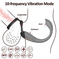 Jouet sexuel pour adultes, masseur de prostate vibrant à télécommande, plug anal vibrant en silicone à fréquence variable