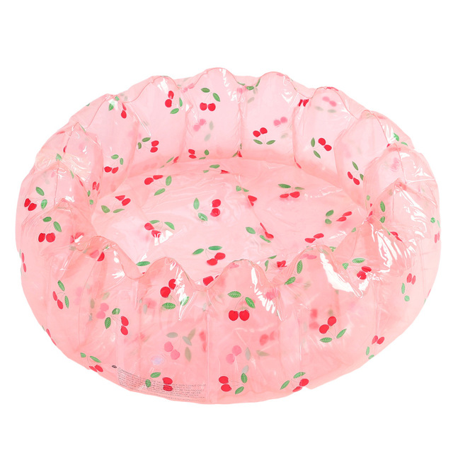 Cherry-Color Outdoor PVC Inflatable Pool Toy for Kids Household Children's Ocean Ball Play Water Play Ball Toy for Kids