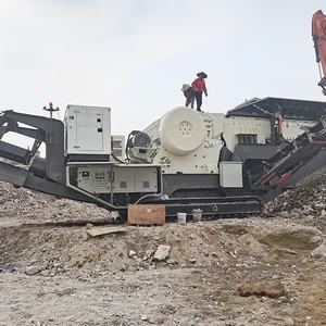 Grande capacité 100-300 Tph chenillé mâchoire mobile concasseur de pierres sur chenilles à vendre - Product Image 3