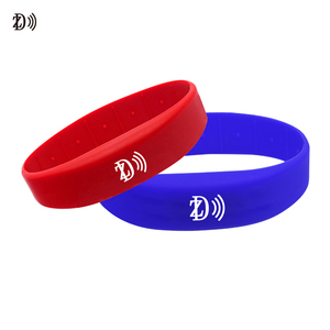 Pulsera de Silicona NFC de Circuito Cerrado, Resistente al Agua, Pasiva, 13.56MHZ, <span class=keywords><strong>RFID</strong></span>, Pulsera de Goma NFC para <span class=keywords><strong>Control</strong></span> de Acceso y Seguridad de Eventos - Product Image 5