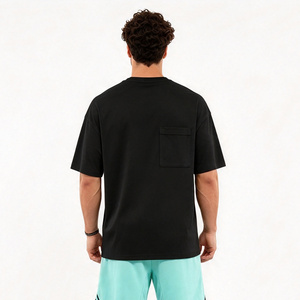 Supplier 100% Cotton Knitted Training <b>Shirt</b> for <b>Men</b> Stylish Slim Solid Custom Logo 220 Grams Quick Dry Anti-Pilling <b>T</b>-<b>shirt</b> - Product Image 6