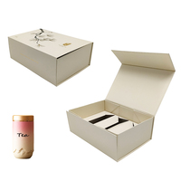 Individuell Bedruckte Luxus-Geschenkbox mit Magnetverschluss und Schleife in Rosa, Magnetische Kartonbox für Schuhe und Kleidung