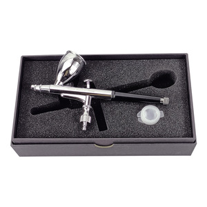 Aérographe hybride Naiwei Gen Art 0,5 mm à double action, alimentation par gravité, portable, pour travaux d'art et peinture de modèles - Product Image 5