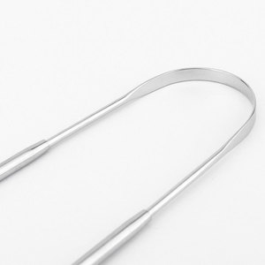 304 Stainless Steel U Shaped Tongue Scraper For Oral Care Bad Breath <b>Removal</b> - Product Image 4