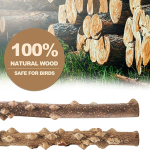 Support mural en <span class=keywords><strong>bois</strong></span> naturel fait main pour oiseaux de petite et moyenne taille - Product Image 6