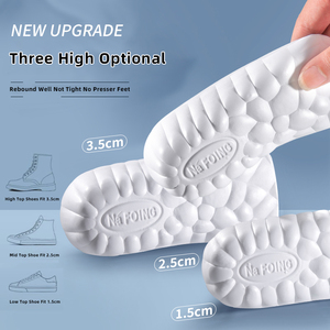Solette di aumento di altezza di EVA per le donne degli uomini <span class=keywords><strong>scarpe</strong></span> di supporto ad arco solette Sneakers <span class=keywords><strong>tacco</strong></span> sollevamento <span class=keywords><strong>interno</strong></span> <span class=keywords><strong>scarpe</strong></span> imbottiture - Product Image 4