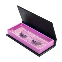 Boîte à Cils en Gros avec Logo Personnalisé Impression Carton Dorure à Chaud Or Rose Boîtes d'Emballage en Papier pour Faux Cils Beauté