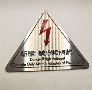 사용자 정의 인쇄 새겨진 금속 플레이트 금속 로고 사인 이름 플레이트 태그 라벨 <span class=keywords><strong>Alu</strong></span> plaques 장비 용 알루미늄 기계 명판 - Product Image 6