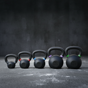 Factory Supply Custom Logo Kettle Bell Powder Competition Coated Cast Iron <strong>Weight</strong> Lifting Kettlebell <strong>Set</strong> - Product Image 1