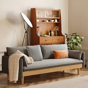 Skandinavisches Apartment-<span class=keywords><strong>Sofa</strong></span>-Set Dreisitzer-Schlafsofa Geräumig & Stilvoll High-Tech-Stoff Abnehmbarer Waschbarer Bezug - Product Image 2
