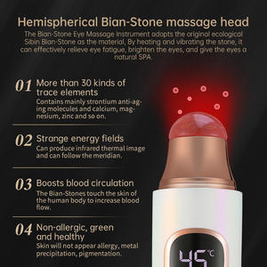 Tendances coréennes compresse chaude gua sha yeux beauté enlèvement puffline baguette de massage des yeux meilleur <span class=keywords><strong>appareil</strong></span> de massage des yeux <span class=keywords><strong>Original</strong></span> rouge Bian Stone - Product Image 5