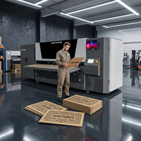 Imprimante d'emballage industrielle Sunthinks SC1200, solution numérique à jet d'encre haute vitesse pour l'usine de cartonnerie