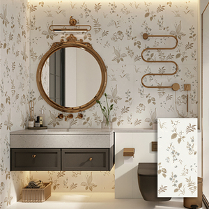 Nội Thất Giá Rẻ Carreaux Salle De Bain Phòng Tắm Nhà Vệ Sinh Nhà Bếp 400X800 Hoa Cây Mô Hình Tráng Men Gốm Tráng Men Tường Gạch - Product Image 1