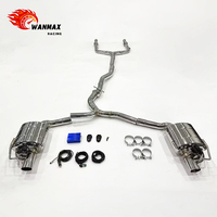 Système d'échappement Catback à soupapes en acier inoxydable 304 avec télécommande pour Mercedes-Benz W205 C43 C400 C450 AMG