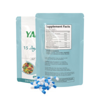 OEM Tummyt Detox Ablets Capsules d'extrait d'herbes de qualité alimentaire pour la gestion du poids et les suppléments gastriques, conditionnement en flacon en verre