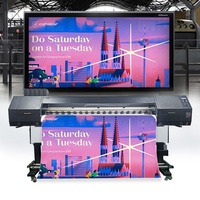 Impresora digital UV de rollo a rollo de 1.8m de alta velocidad y alta resolución para impresión de vinilos y pegatinas con cabezal Xp600