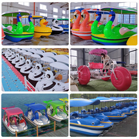 Nouveau Style 4 sièges Drainage automatique en fibre de verre Bateau électrique de loisirs à vendre