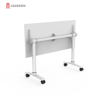 Table de formation pliable LEADCOM LS-701, empilable en usine, pour salle de classe universitaire, multifonctionnelle, pour salle de réunion
