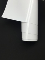 Matériaux d'impression numérique en PVC, bannière flexible frontlit laminée à chaud, rouleau blanc 280 g/m² pour la publicité extérieure