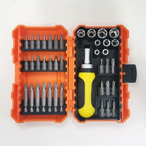Force Xin Tool 40 Piece 1/4 In Socket Bit Set Hand Tool Kit For Home Use Chromium Vanadium Steel Tool Case - Product Image 1