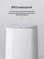 Poubelle électronique ELPHECO à grande capacité 11L en plastique avec capteur inductif et couvercle automatique pour la maison, la cuisine, la salle de bain, le bureau