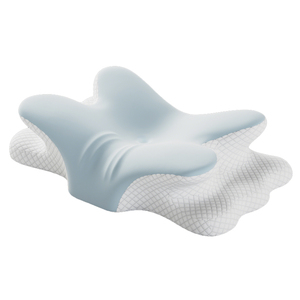 Oreiller cervical ergonomique en mousse à mémoire <span class=keywords><strong>de</strong></span> forme pour soulager les douleurs cervicales, oreiller orthopédique profilé pour dormeurs sur le côté et sur le dos - Product Image 3