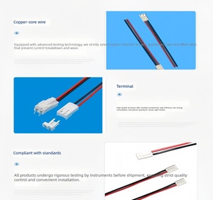 Connecteur personnalisé C H VH3.96MM à 2 broches avec fils et faisceau de câbles JST - Product Image 4